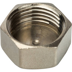 STOUT Заглушка ВР никелированная